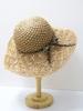 Handwoven Straw Sun Hat – Women’s Summer Wide-Brimmed Foldable Panama Hat with Bow Accent, UV Protection for Beach & Outdoor Wea