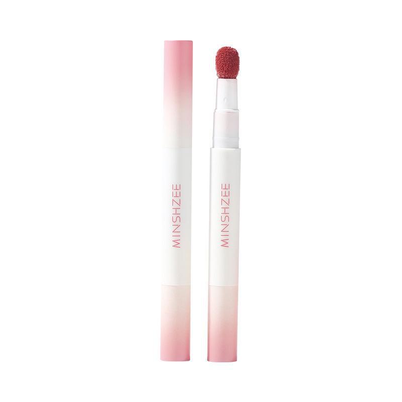 MINSHZEE Ming Xizhi Matte Air Cushion Lip Glaze Cream for Bare Face Whitening - Autumn/Winter Edition