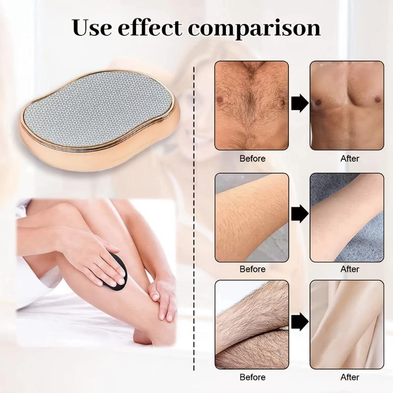1 PC Crystal Hair Removal Tool for Men and Women - Painless Exfoliating Device, Reusable