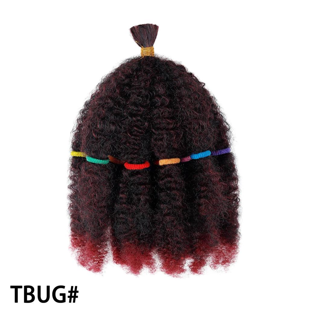 Afro Kinkys Hromadné Prodlužování Vlasů Kinky Kudrnaté Syntetické Vlasy na Copánky Oprava Vlasů Háčkování Dreads Loc Twist Copánky