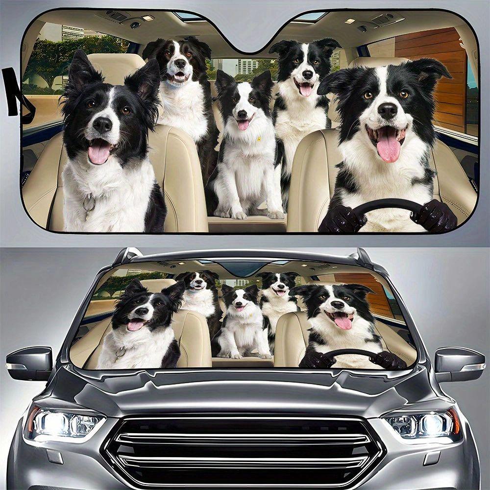 Universal Front Windshield Aluminum Foil Sunshade - Easy Installation & Storage