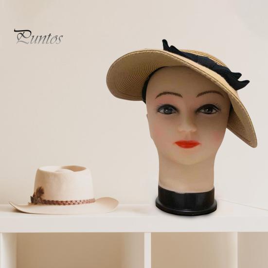 Skallet kvinnelig mannekenghode Profesjonell kosmetikk for parykkfremstilling Display Parykker Briller Luer Salon DIY Maling Display Holder