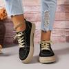 Spring New Canvas Shoes Women Flat Sports Leisure Women Shoe Soft Bottom Comfortable Black Cloth Shoes Sneakers 40