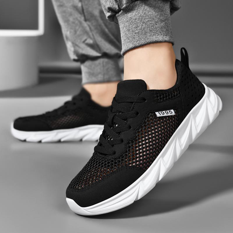 Мужские кроссовки Мужская обувь Повседневная сетчатая дышащая мужская обувь Тренажерный — фото 10