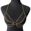Metal Chain Bra Harness Chest Chain Beach Body Chain For Woman  New Fashion Body Jewelry
