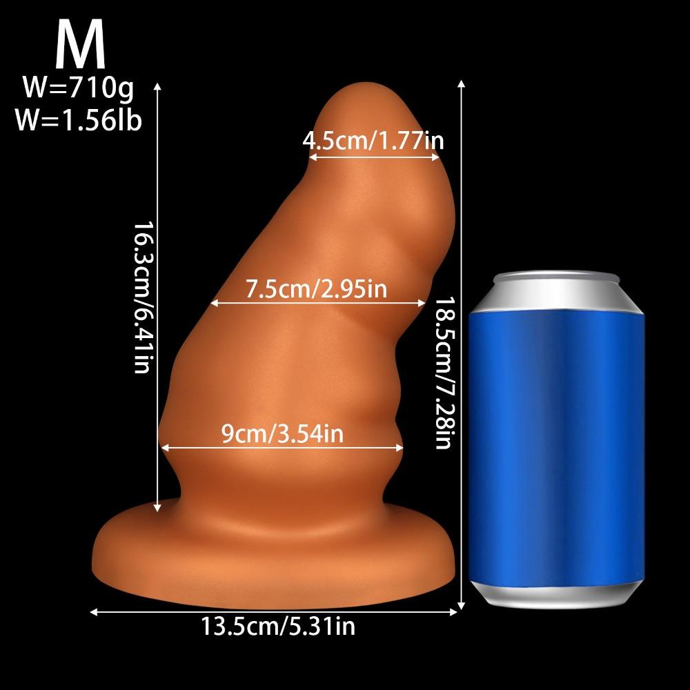 Liquid Silicone Anal Plug Soft Dildo for Men Women Adult Toys