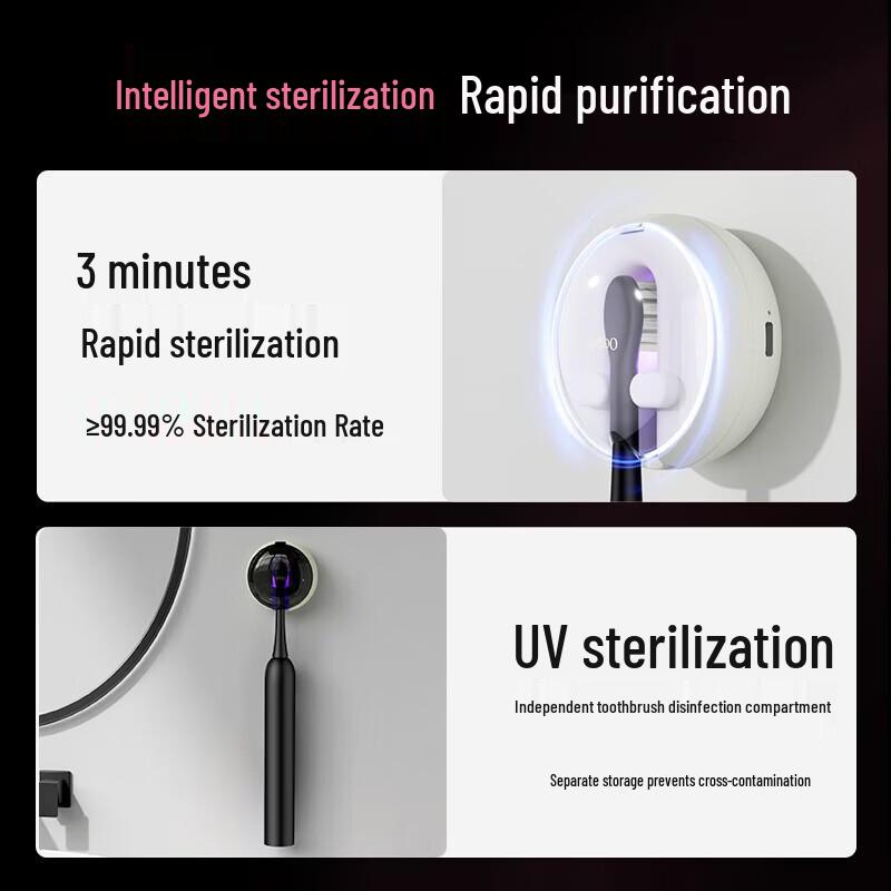 ApiYoo TB-1 Smart Sonic Electric Toothbrush CN plug (adapter included)