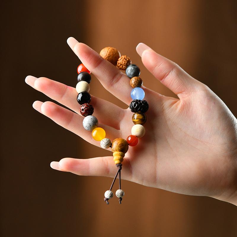 Eighteen-seed Duobao Bodhi bracelet 18-child Lingyin bracelet men's and women's retro literary and artistic Buddha beads cultural play accessories