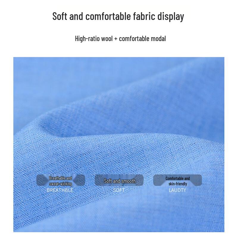 ROMON Men's Long Sleeve Wrinkle-Free Dress Shirt