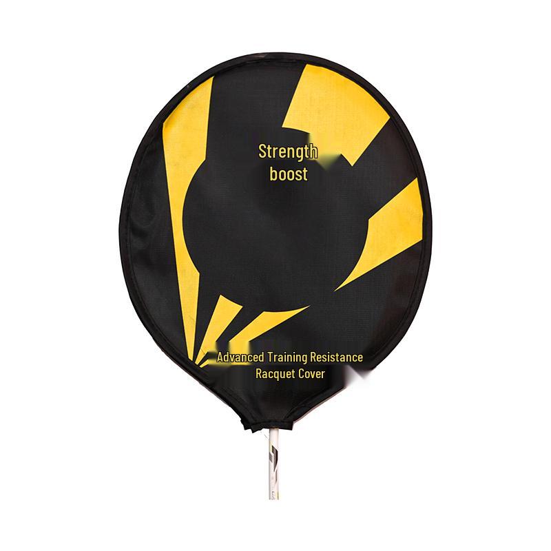 Тренажер для одиночной игры в бадминтон с усилением запястья, чехол для головки ракетки