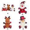 1/3pcs Smart Interactive Dog Toy Soft Christmas Plush Dolls Puppy Chew Pet Squeak Knot Toy Chew Resistant for Puppy Medium Dogs