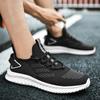 Fashion Sneaker Men Breathable Flat Sports Lace Up Tenis Masculino Outdoor Running Lightweight Mesh Comfortable Running Shoes Large Size