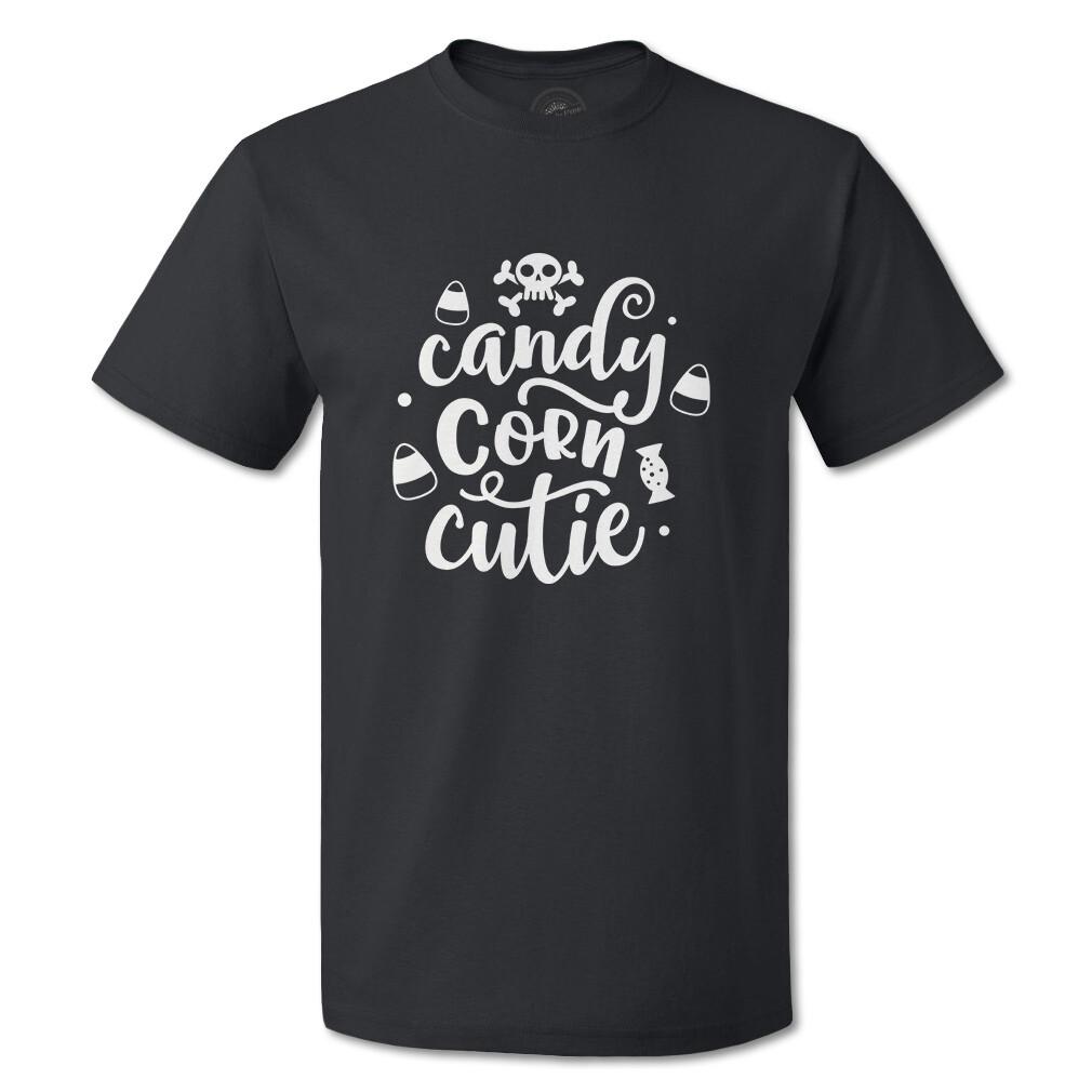 Funny Graphic T Shirts Halloween Candy Corn Cutie Skull Design Cotton Magic Top XXXXL