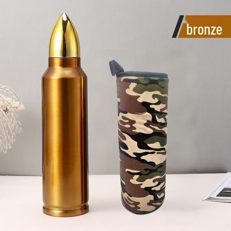 Creative Thermos 304 Stainless Steel Insulated Water Bottle for Outdoor Sports – Portable with Logo Printing Option