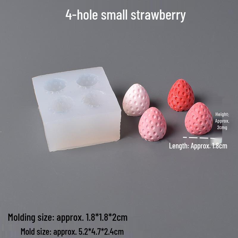 Strawberry Silicone Cake Mold for DIY Baking & Fondant Decoration