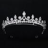Zircon Crystal Bridal Crown Shiny Princess Tiara Wedding Hair Jewelry  Hair Jewelry Accessories