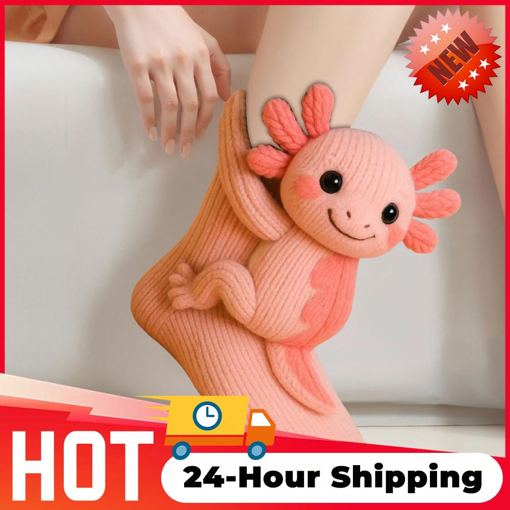 Nuova Moda Calzini da Donna Cartone Animato Animali 3D Calzino Kawaii Calzini da Pavimento da Donna Lavorati a Maglia Carini Animali Calzini da Pavimento Inverno Calzini Divertenti