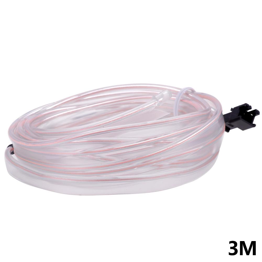 USB-Powered 3m Universal Car LED Ambient Light Strip Creative Neon Wire Flexible DIY Auto Atmosphere Decoration