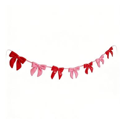 DIY Customizable Velvety Ribbon Garlands 2M Length for Individualized Party and Home Decors Easy To Cut and Assemble