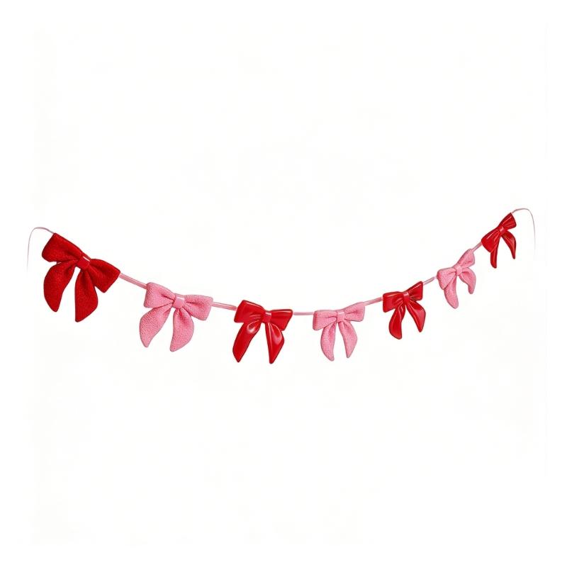 

DIY Customizable Velvety Ribbon Garlands 2M Length for Individualized Party and Home Decors Easy to Cut and Assemble 1