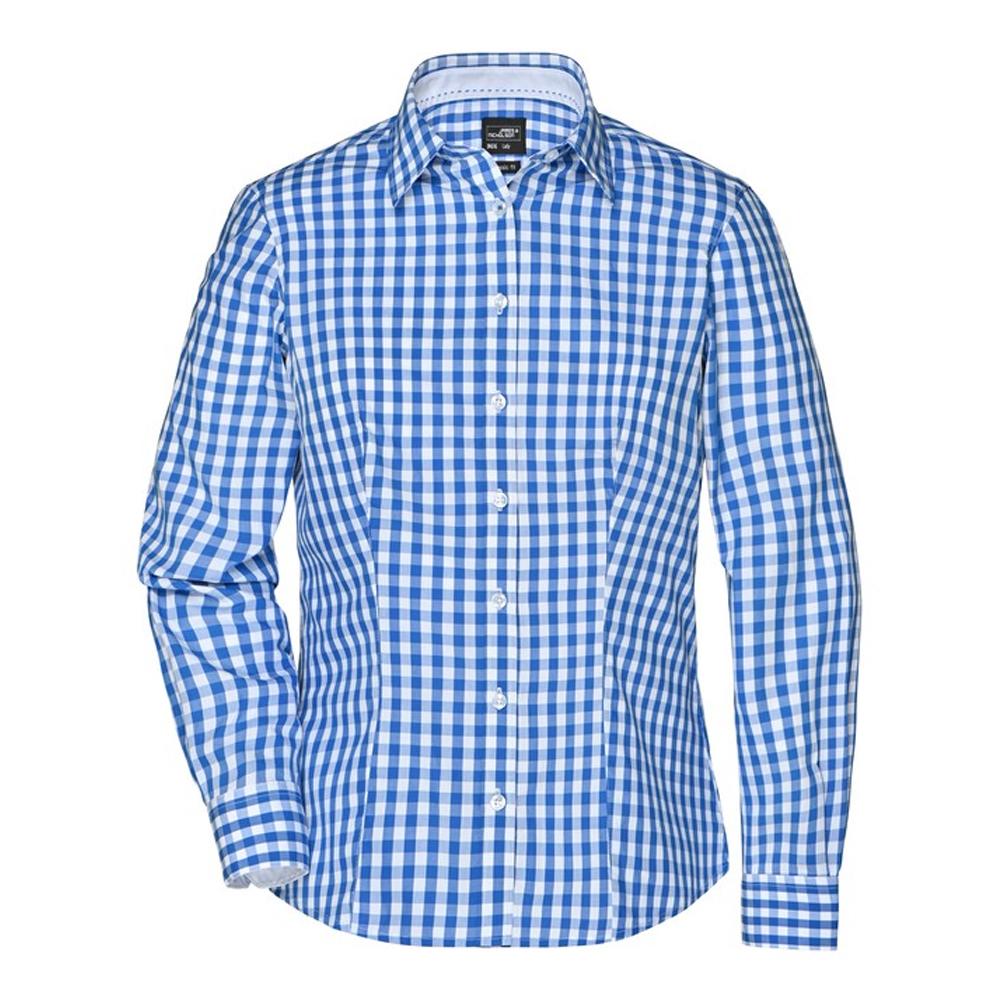 James and Nicholson Womens/Ladies Checked Blouse