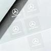 5/10pcs Car Styling Emblem Stickers Interior Decoration Decal For Mercedes Benz W203 W204 W212 C180 GLK300 CLS CLK CLA SLK C S E