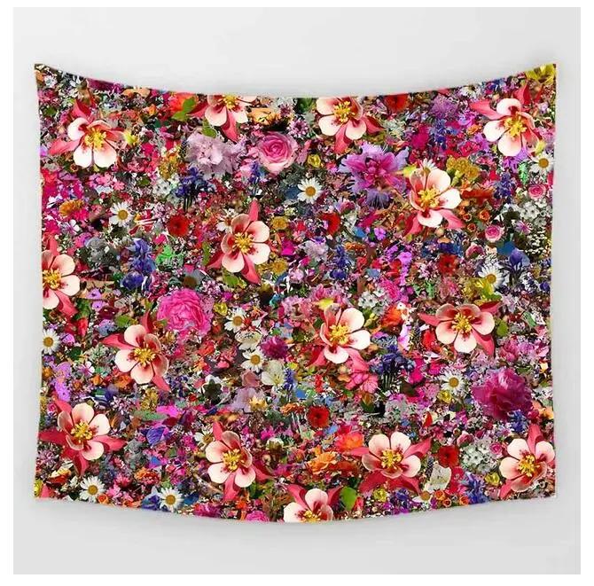 

Гобелен с принтом «Волшебные грибы», настенный гобелен из полиэстера 130cmx150cm