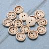100pcs Sewing Button 15/20/25mm DIY Decor Button 2 Holes Decor Craft Supplies Environmental for Sewing Knitting Handcraft