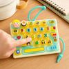 26-key Keyboard Keychain Clear Key Sounds Press Button Toy Keyboard Fidget Toy  Bag Ornament