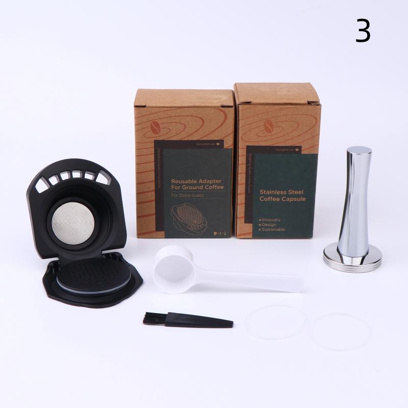 

Багаторазовий адаптер для капсул Dolce Gusto Адаптер для багаторазових кавових капсул Конвертер кавових капсул Підтримка Заповнення Кавовим Порошком