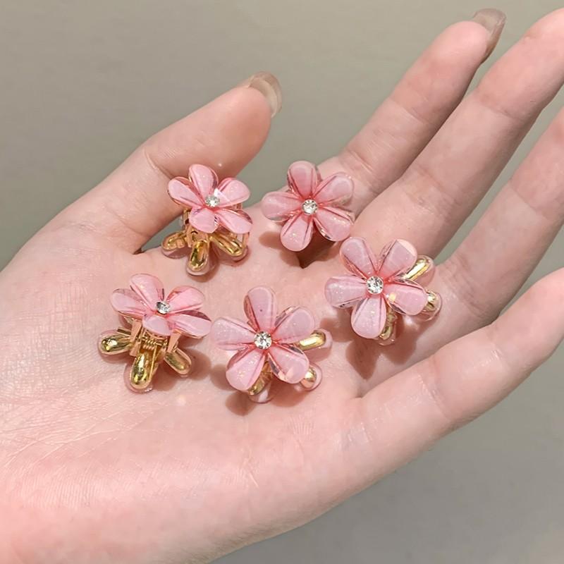 5 szt./zestaw Dziewczęce Słodkie Kolorowe Klipsy do Włosów Kwiatek Mała Klamra do Włosów Dziecięce Słodkie Wsuwki Żabka Klips do Włosów Kobiety Moda Akcesoria do Włosów