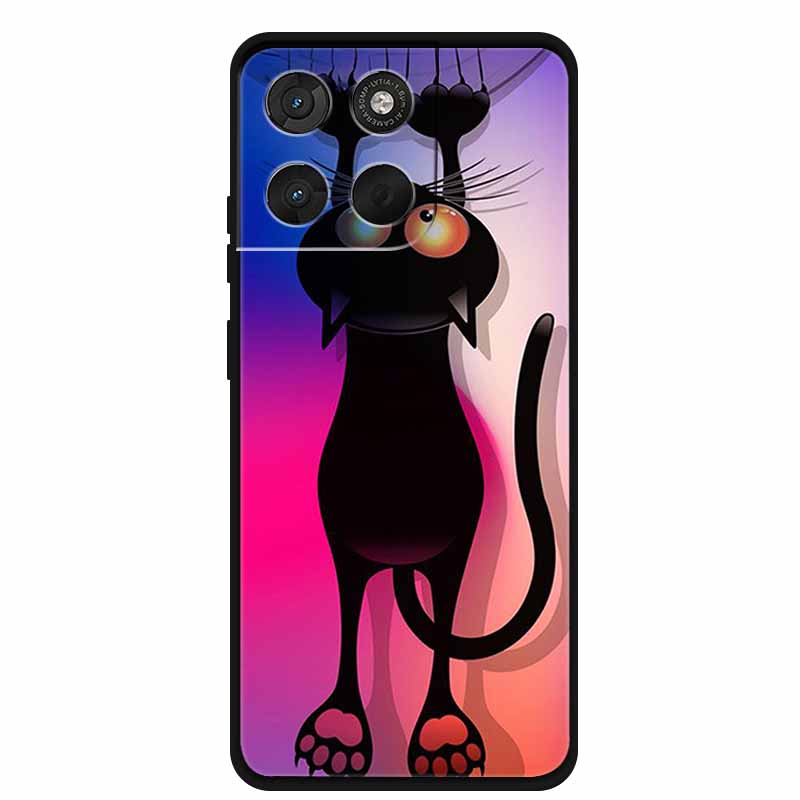 For Moto G67 G77 Case Cute Cat Luxury Soft Silicone Back Cover Phone Cases for Motorola Moto G77 5G MotoG67 Shockproof Fundas