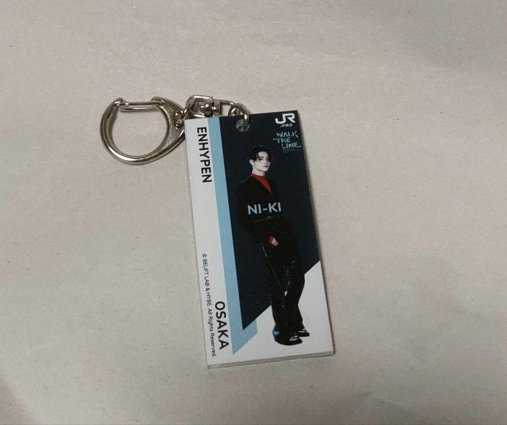 [USED] Limited edition, not for sale, ENHYPEN Niki acrylic key tag keychain, anonymous shipping