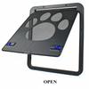 Plastic Pet Lockable Screen Door Magnetic Flap Self-Closing Pet Door Dog Flap Door  Home Garden