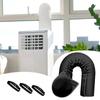 Portable Ac Hose Insulation Sleeve Air Conditioner Hose Cover Wrap With 3 Adjustable Buckle Straps Home Appliances Parts