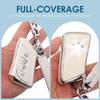 For Lexus Key Fob Cover 4-Button Anti-Scratch Protection Case With Keychain Fit For 2018-2025 ES LS LC UX NX RX GX LX (200T 250H 300H 350H 450H 500H