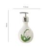 Soap Dispenser Creative Ceramic Bell Orchid Bathroom Hand Washing Lotion Bath Gel Hair Washing Water Press Lotion Sub Bottled
