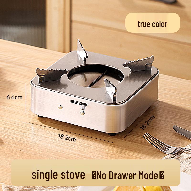 Solid Alcohol Dry Pot Cookware: Commercial & Household Drawer-Type Stove Base
