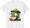 Frog Eating RaUnisex Kawaii Japanese Noodles Anime Lovers TShirt Casual Fashion Loose Harajuku Style Unisex Tshirt Summer Women Tees