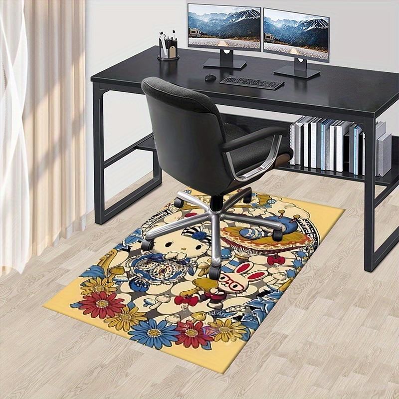 

Office Rug Hello Kitty, Wonderland Anti-Slip Rug, Machine Washable for Living Room, Bedroom, Office, Multiple Sizes, Bedroom Mat, Decorative Mat, Dura 60cm by 90cm