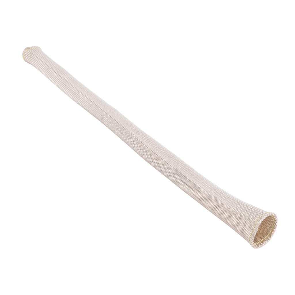Exhaust Heat Insulation Sleeve Kit, Fiber Exhaust Pipe Heat Sleeve with 2 Clamps, High Temperature Protection Wrap for