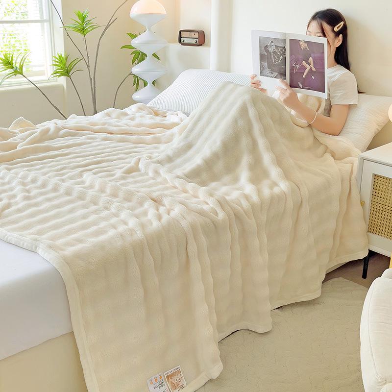 Cross-border Milk Fleece Flannel Nap and Gift Blanket