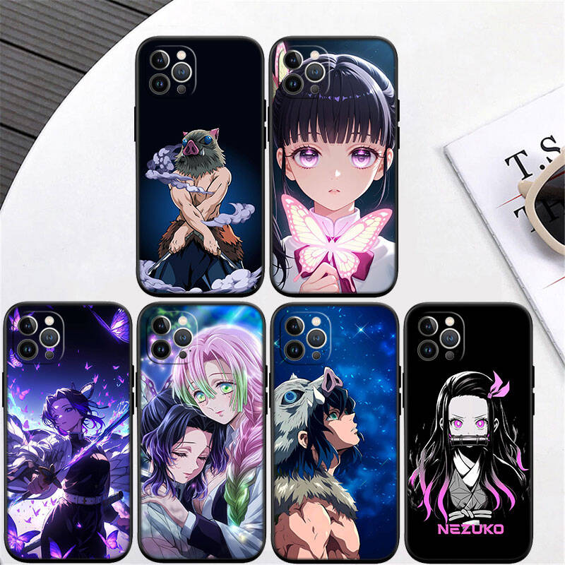 MH10 Anime Demon Slayer Phone Shell Case for iPhone 7 8 11 12 13 14 15 16 17 16E XS Pro Max XR X SE Air