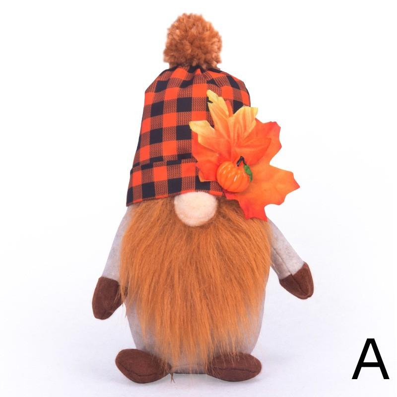 Neu 2/1Stk. Herbst Wichtel Herbst Wichtel Kürbis Ahornblatt Zwerg Erntedankgeschenk Weihnachtsdeko Herbstschmuck Heimdekorationen