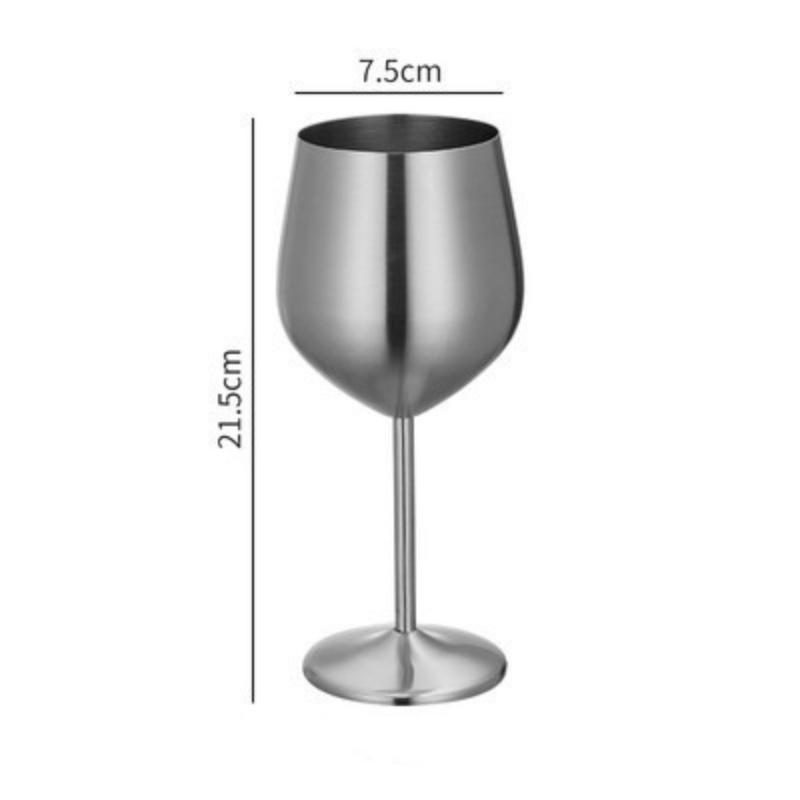 Stainless Steel Champagne Glases Electroplating Agave Cup Liquor Cocktail Goblet Juice Tumbler Party Restaurant Drinkware Cup