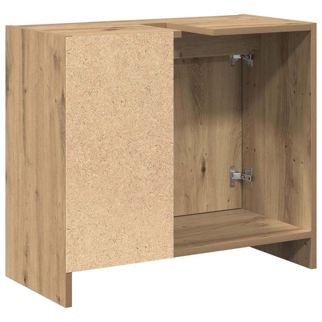 vidaXL Waschtisch-Schrank Altholz 63x29x55 Cm Massivholz