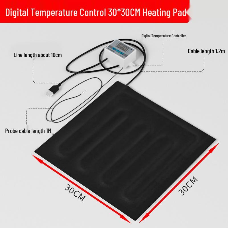 5V USB Heating Pad with Temperature Control for Bird Chicks and Reptile Brooding