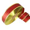 Eyecatching 38cm Glittery Christmas Satin Ribbons For Beautiful Decorations Holiday