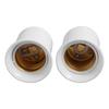 White Bulb Converter High Temperature Resistant Bulb Adapter Durable E27 Lamp Base  Restaurant