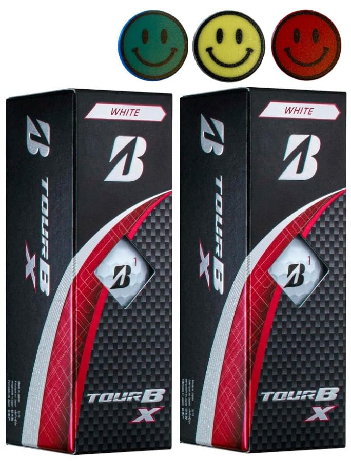 

Golf ball TOUR B X XS 2024 model 2 sleeves with 3 ball marks (XWhite2 sleeves)